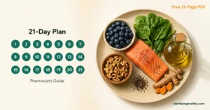 21-Day Anti-Inflammatory Diet Plan: Pharmacist’s Complete Guide + Free PDF (2026)