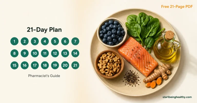 21-Day Anti-Inflammatory Diet Plan: Pharmacist’s Complete Guide + Free PDF (2026)